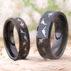 Black Duck Hunting Design Wedding Band