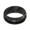 Black Multi Grooved Wedding Band