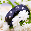 Dog Foot Paw Design Black Tungsten Ring in 8mm Width