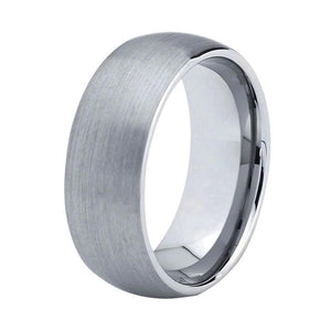 Classic Silver Tungsten Ring in 8mm width